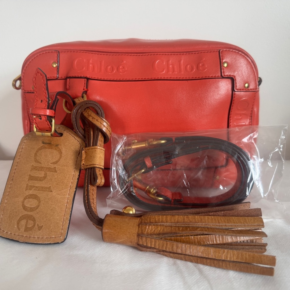 CHLOE Eden Leather Camera Bag